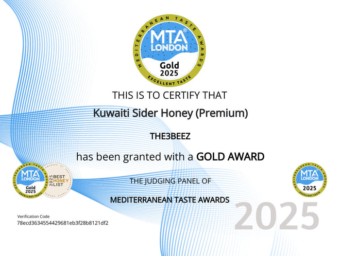 Mediterranean Taste Awards Gold — Best Honey 2025